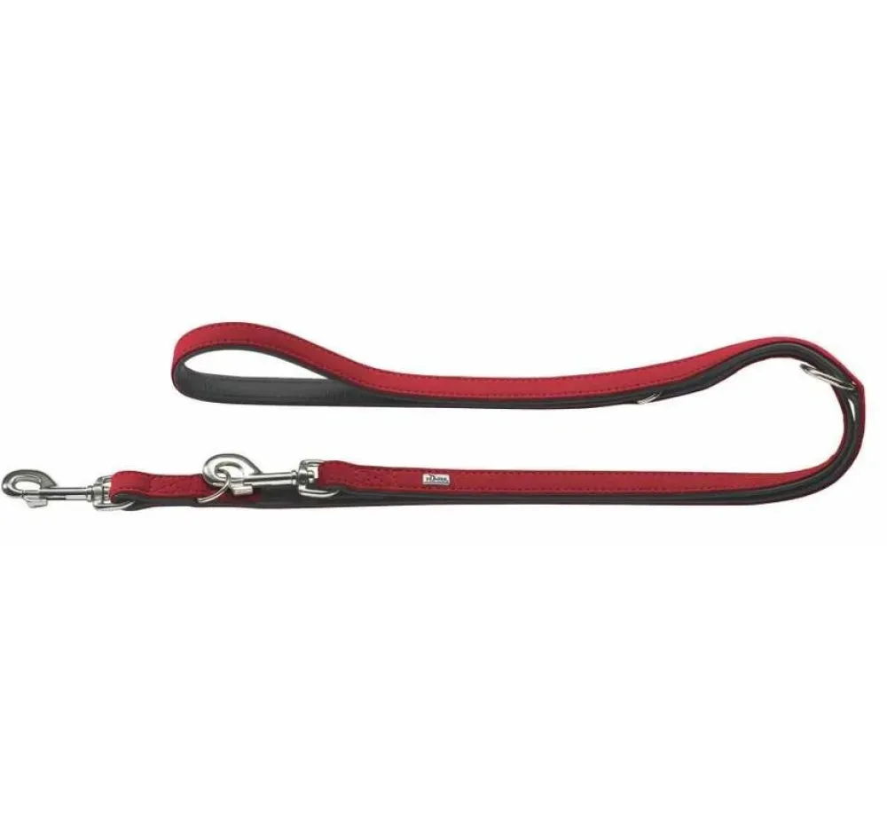 Hunter Verstelbare Hondenriem Softie Rood- Hunter Hondenriem
