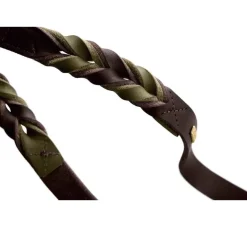 Hunter Verstelbare Hondenriem Solid Education Duo Bruin- Hunter Hondenriem
