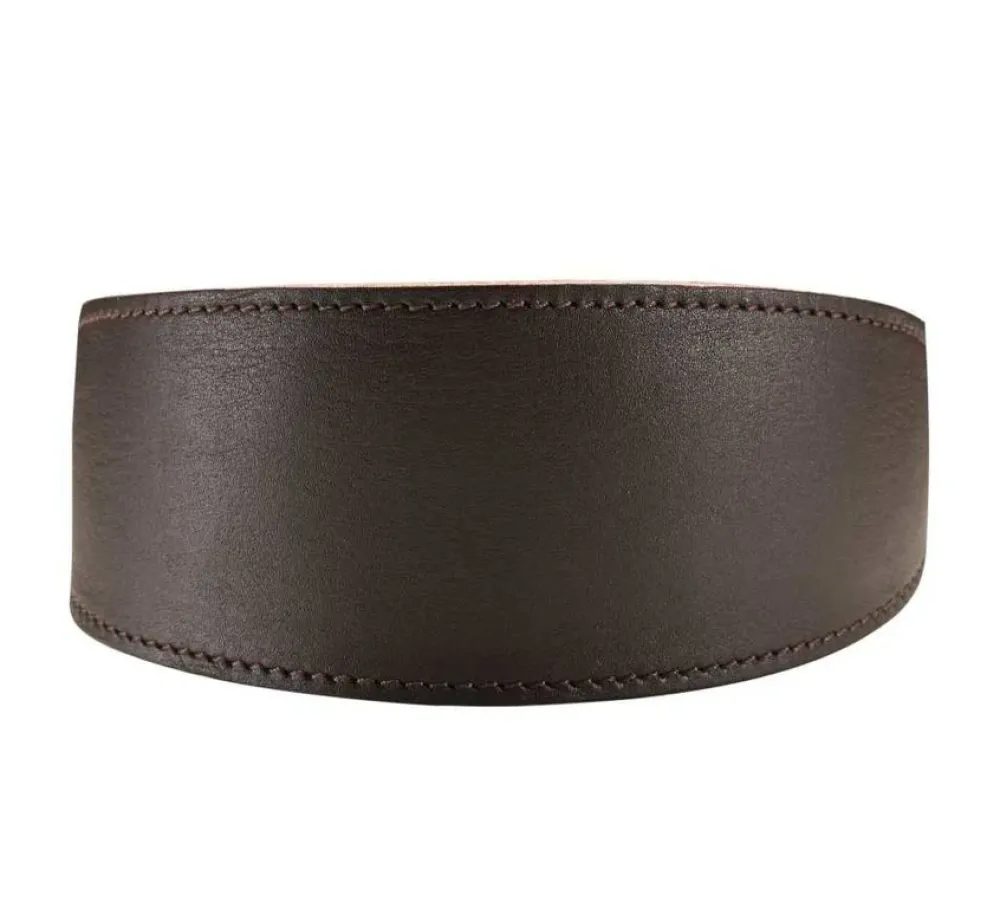 Hunter Windhonden Halsband Super Soft Donkerbruin- Hondenhalsband