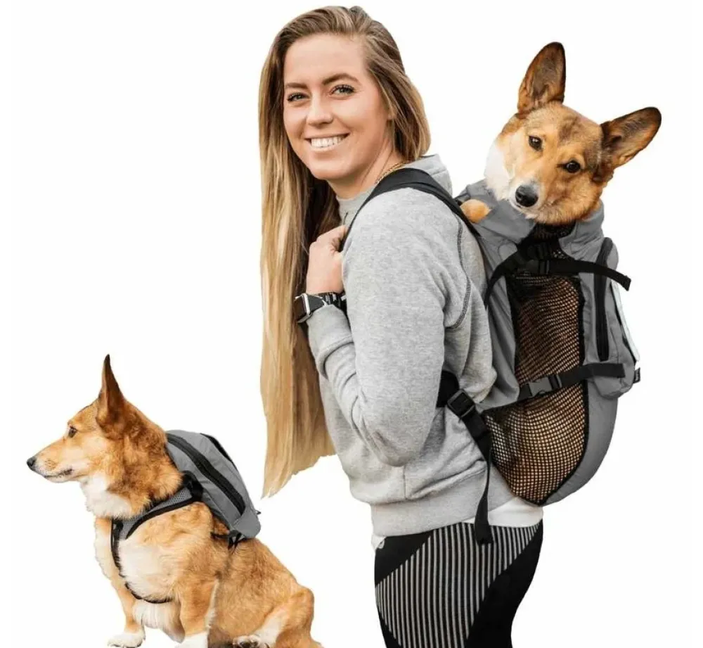 K9 Sport Sack Multifunctionele Hondenrugzak Walk On Grijs- Hondentas