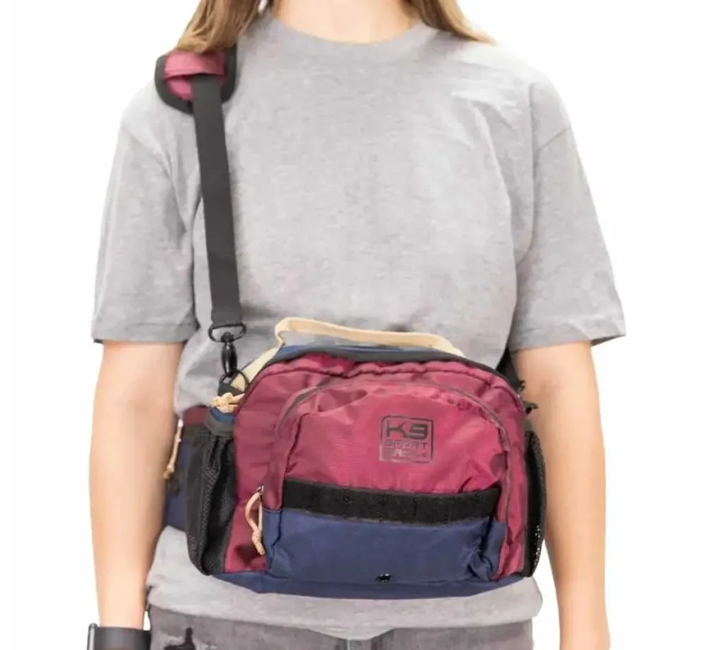 K9 Sport Sack Opbergtaskompanion Maroon- Hondentas