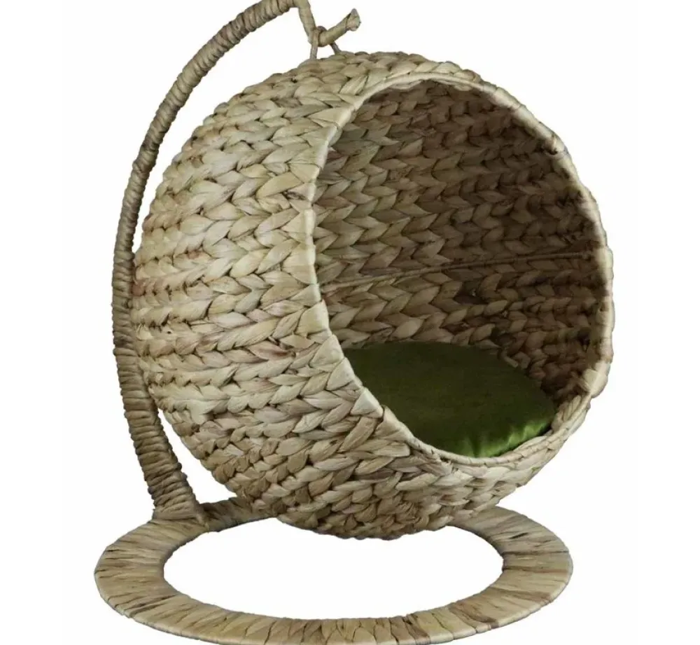 Silvio Design Kattenmand Hangstoel Met Groen Kussen- Kattenmand