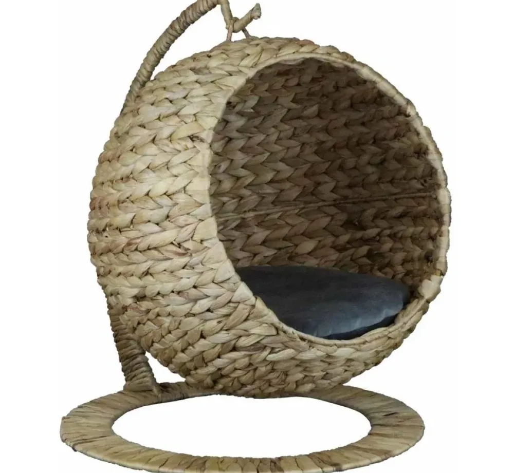 Silvio Design Kattenmand Hangstoel Met Grijs Kussen- Kattenmand