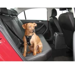 Kurgo Versterkt Hondentuig Voor De Auto Zwart- Autogordel Hond