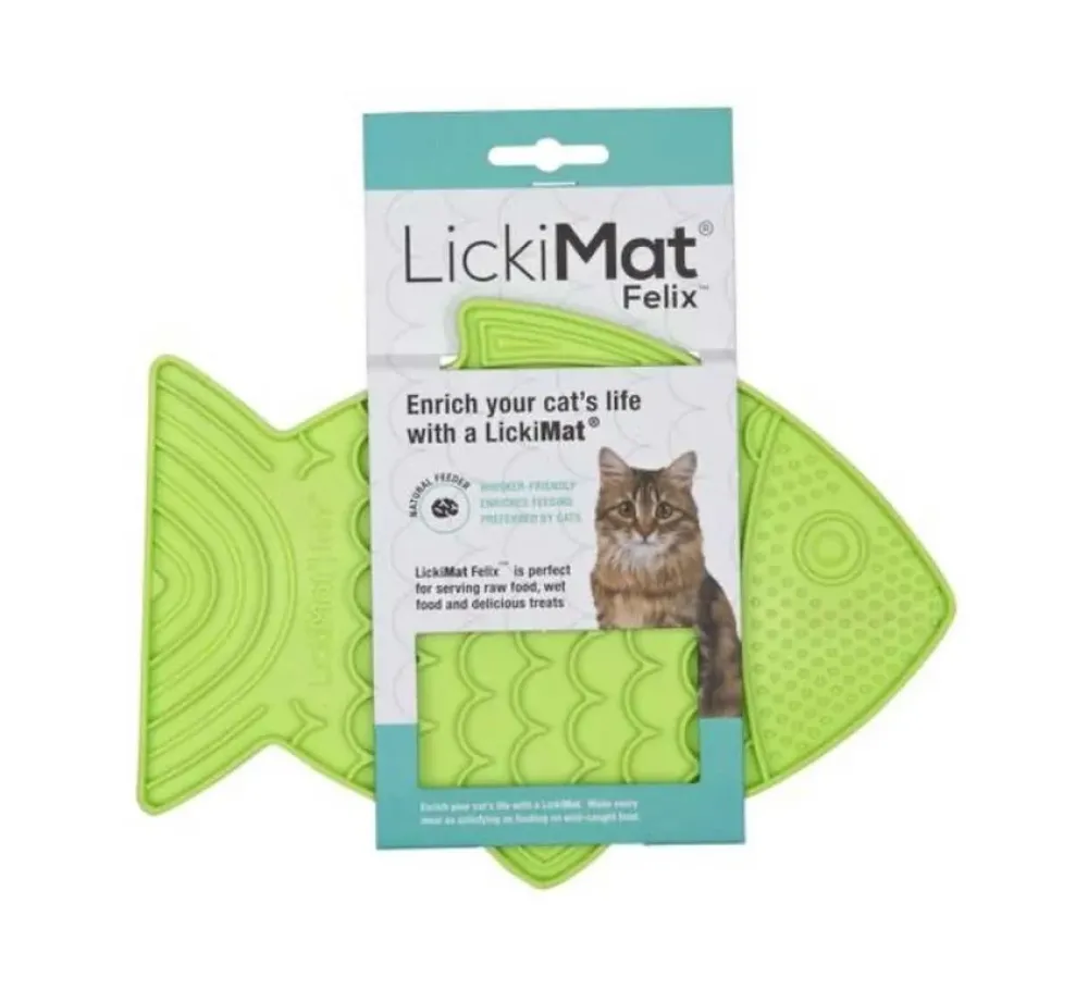 Lickimat Felix Groen- Voerbakken