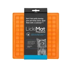 Lickimat Playdate Classic Oranje- Voerbakken