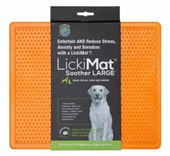 Lickimat Soother Classic Oranje Large- Voerbakken