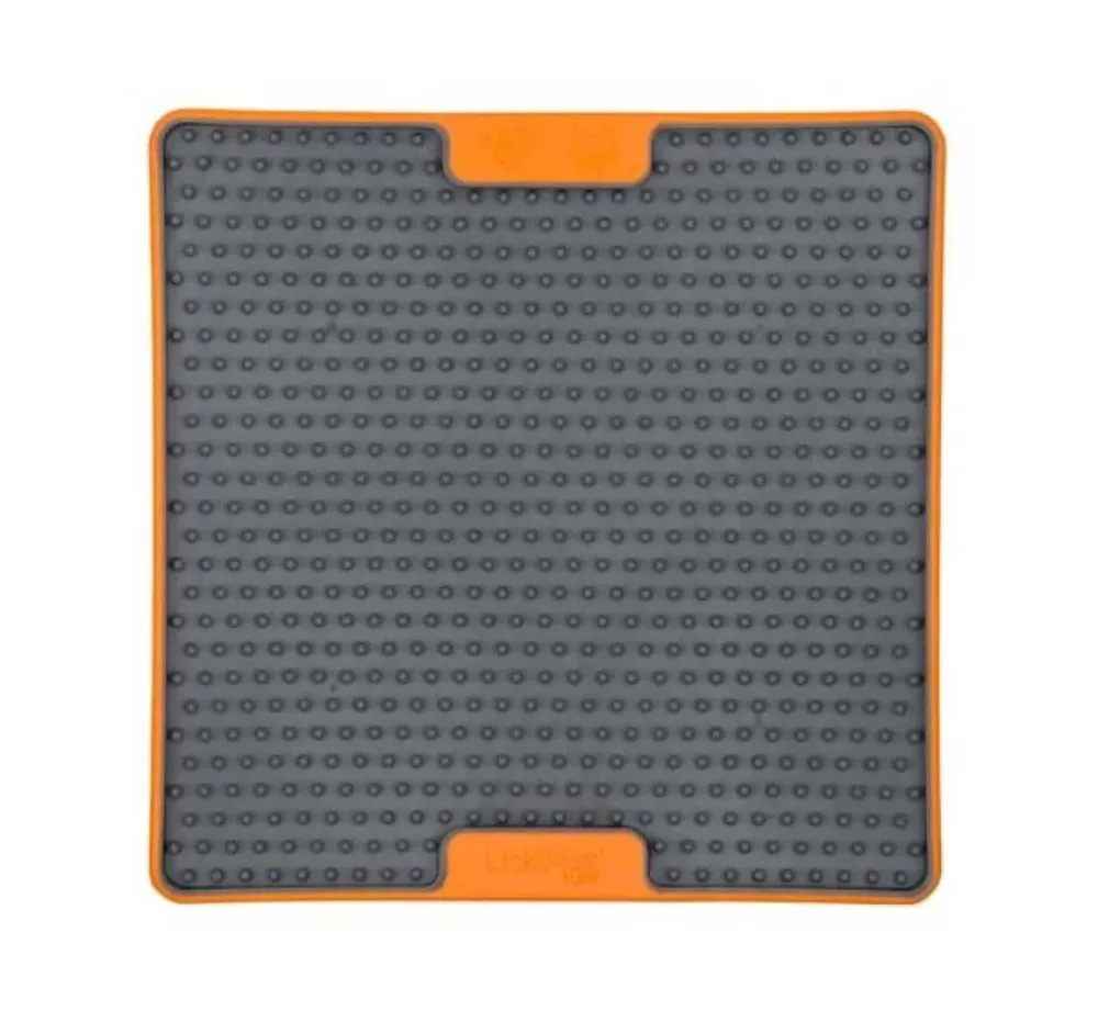 Lickimat Soother Tuff Oranje- Voerbakken