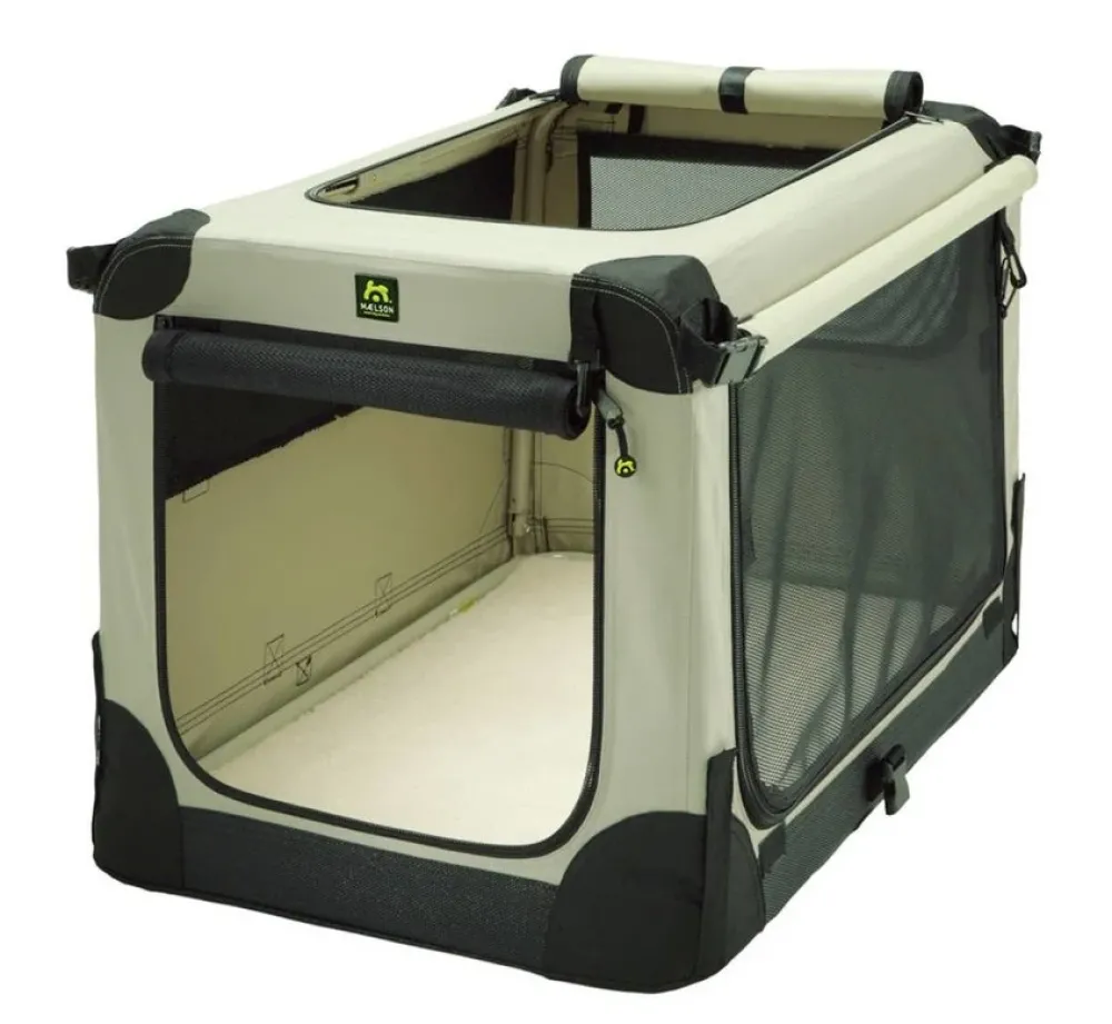 Maelson Reisbench Hond Soft Kennel Beige- Reisbench Hond
