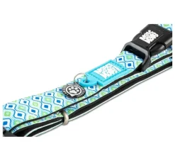 Max & Molly Hondenhalsband Retro Blue- Hondenhalsband