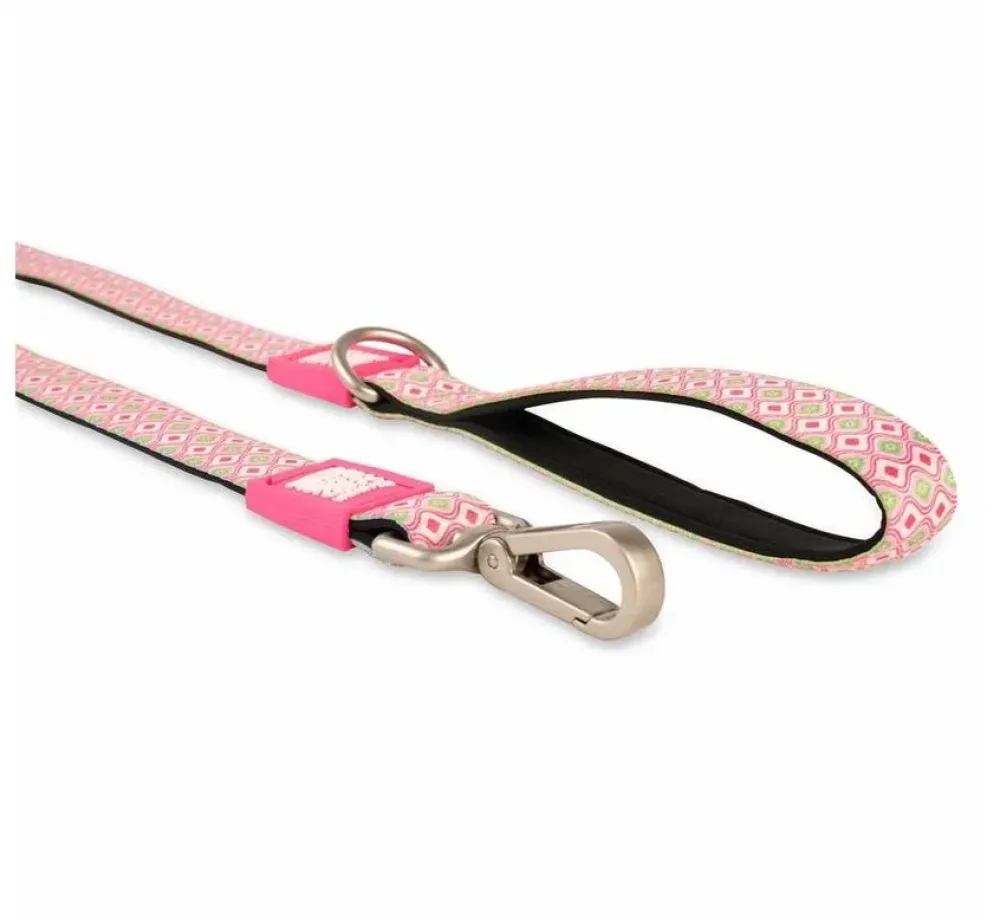 Max & Molly Hondenriem Short Leash Retro Pink- Puppy Riem