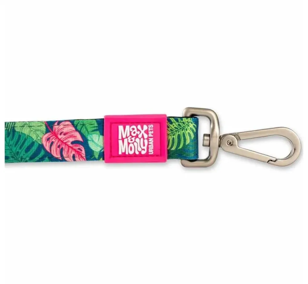 Max & Molly Hondenriem Short Leash Tropical- Puppy Riem