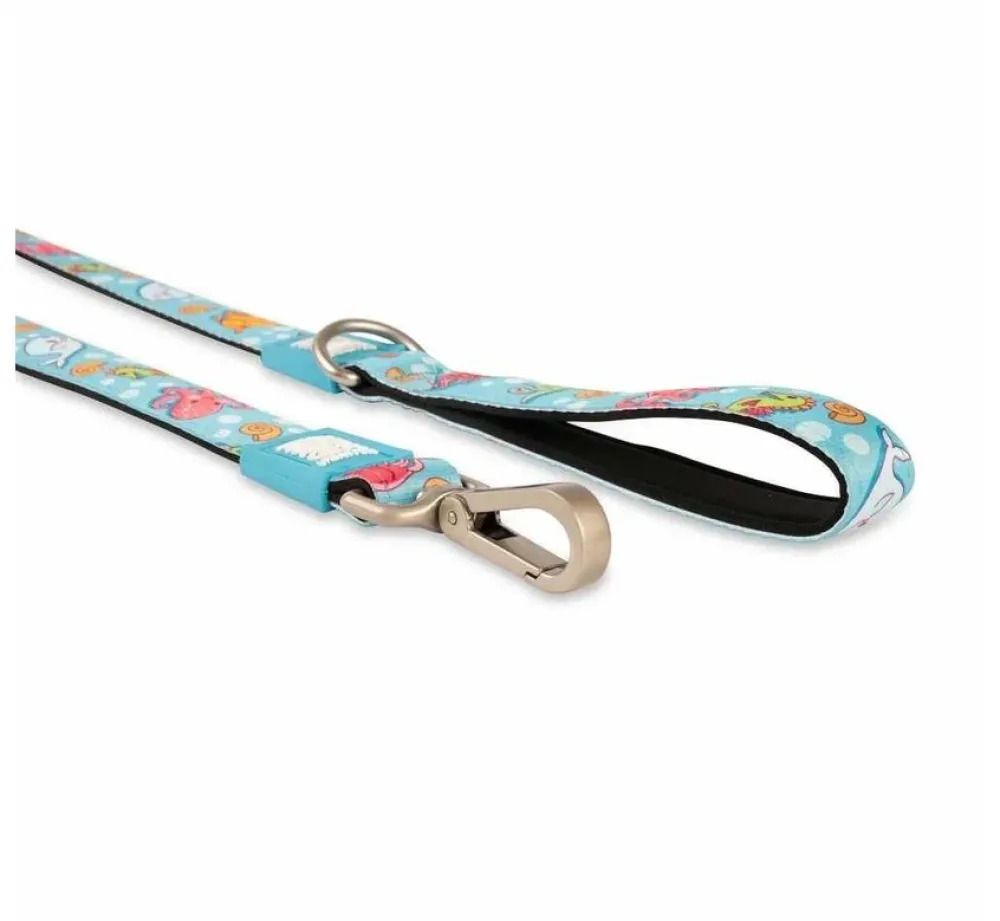 Max & Molly Hondenriem Short Leash Blue Ocean- Puppy Riem