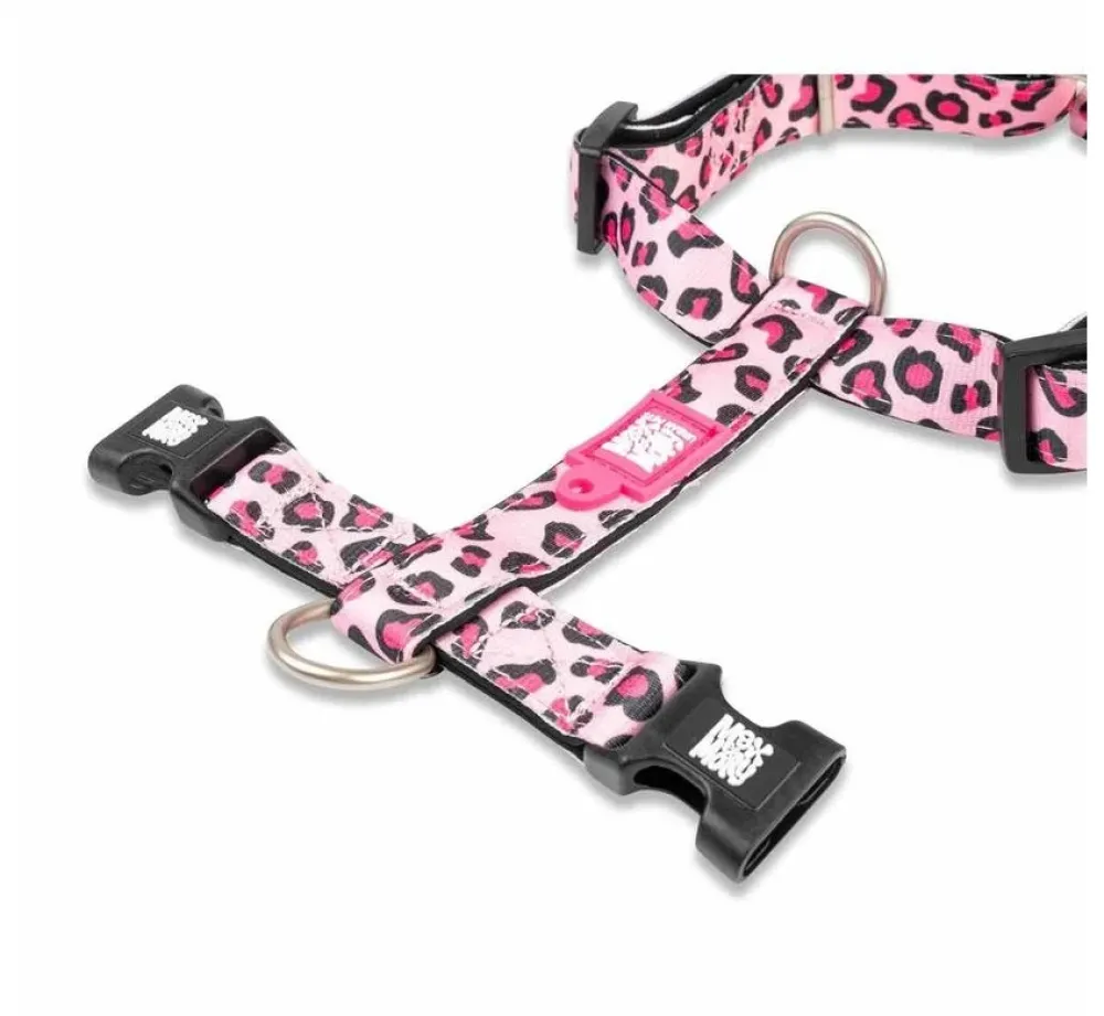 Max & Molly Hondentuig Leopard Pink- Puppy Tuig & Puppy Harnas