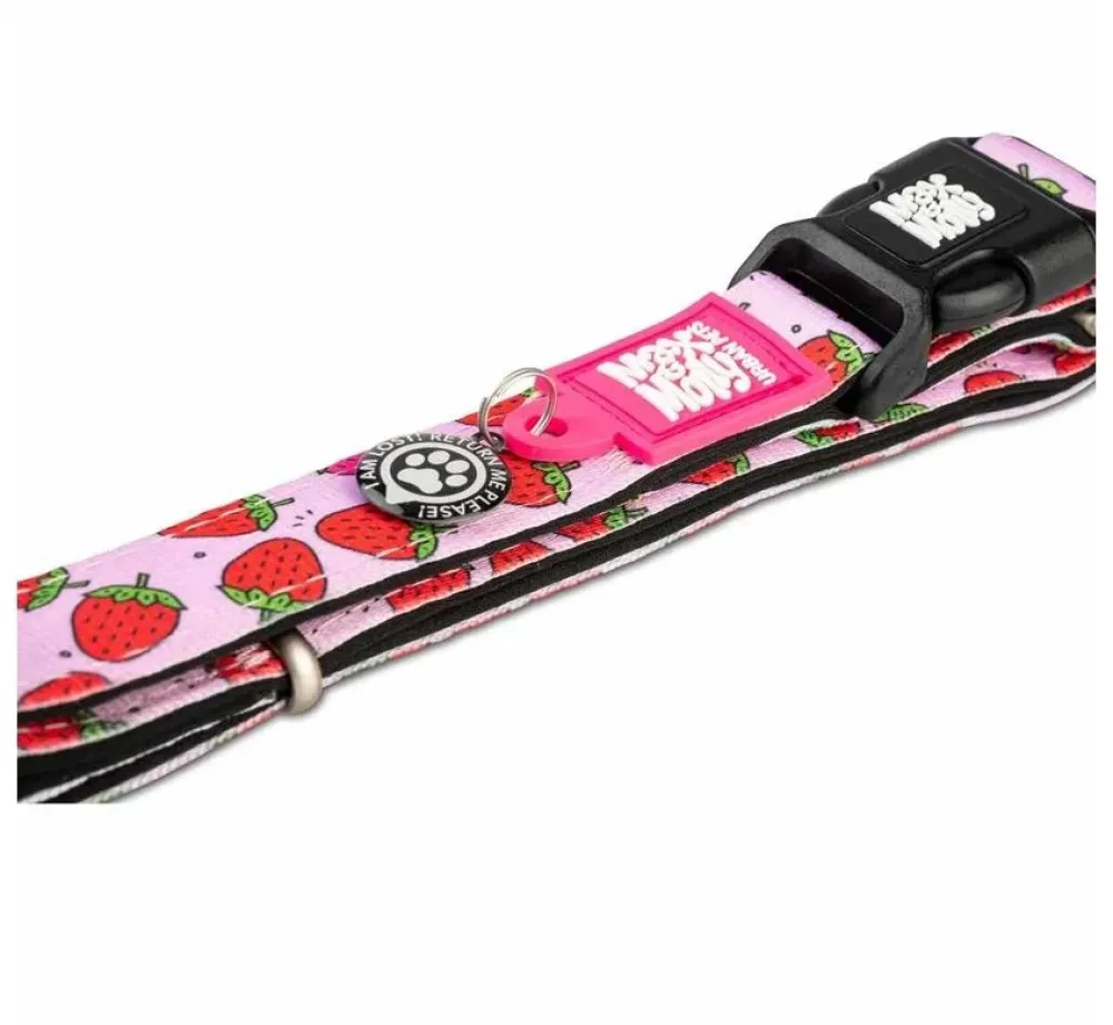 Max & Molly hondenhalsband Strawberry Dream- Hondenhalsband