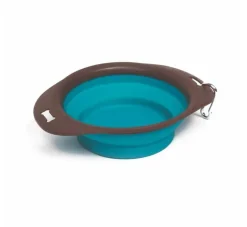M-Pets Drinkbak Of Voerbak On The Road Turquoise- Voerbakken