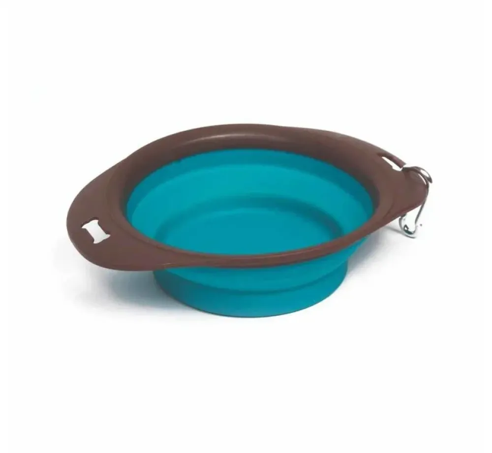 M-Pets Drinkbak Of Voerbak On The Road Turquoise- Voerbakken