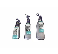 M-Pets Drinkfles Hond Blauw- Voerbak En Drinkbak