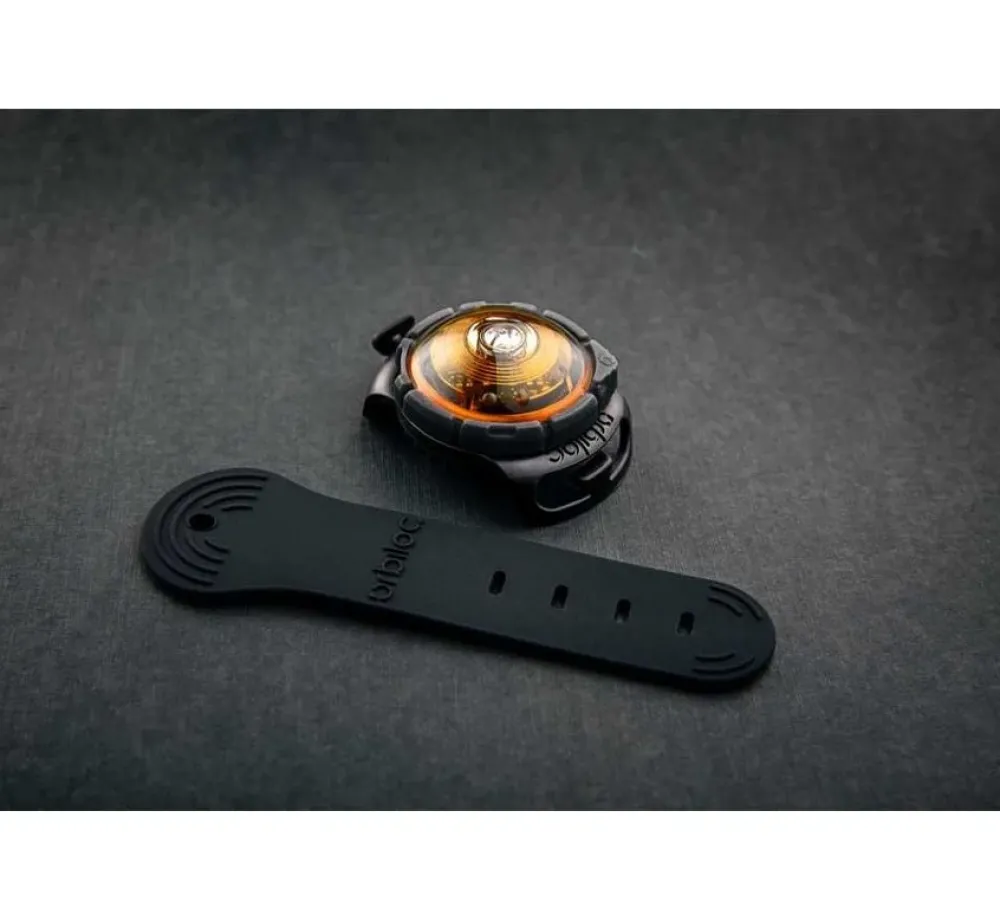 Orbiloc Dog Dual Light Geel- Hondenhalsband