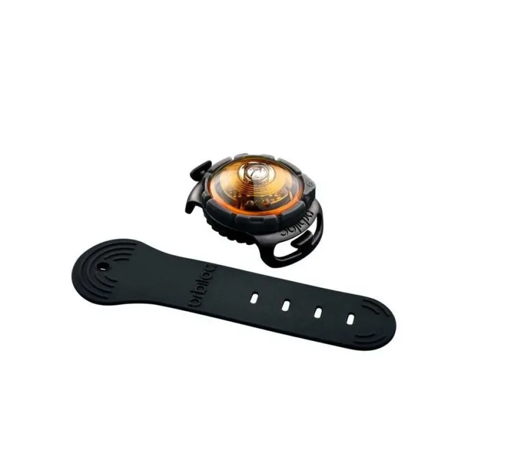Orbiloc Dog Dual Light Geel- Hondenhalsband