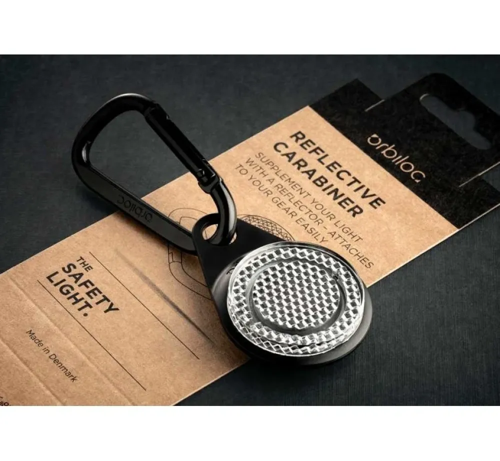 Orbiloc Reflective Carabiner- Hondenhalsband