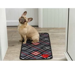 Pet Rebellion Droogloopmat Tartan- Droogloopmat Hond