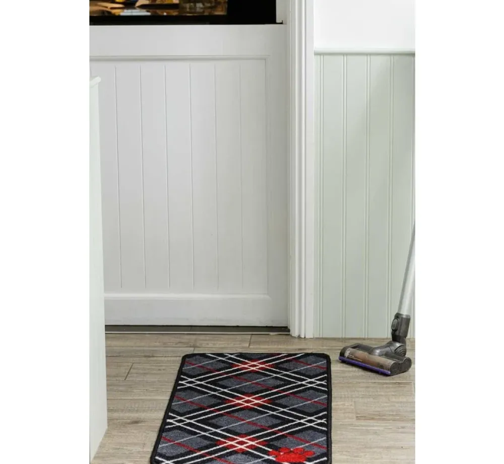Pet Rebellion Droogloopmat Tartan- Droogloopmat Hond