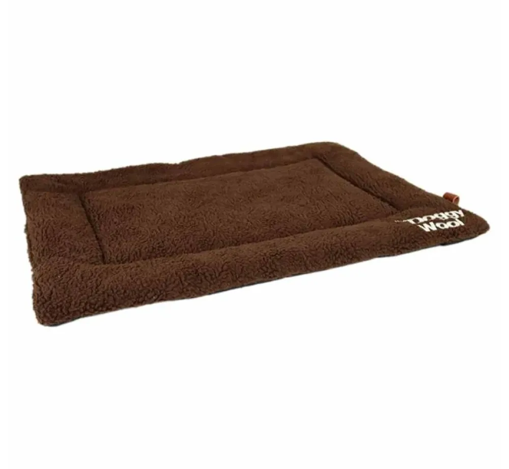 Pet-Joy Hondendeken Doggywool Bruin- Hondendeken