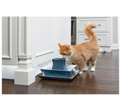 Petsafe Drinkfontein Drinkwell Pagoda Blauw- Voerbakken