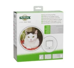 Petsafe Staywell Handmatig Kattenluik Wit- Kattenluik