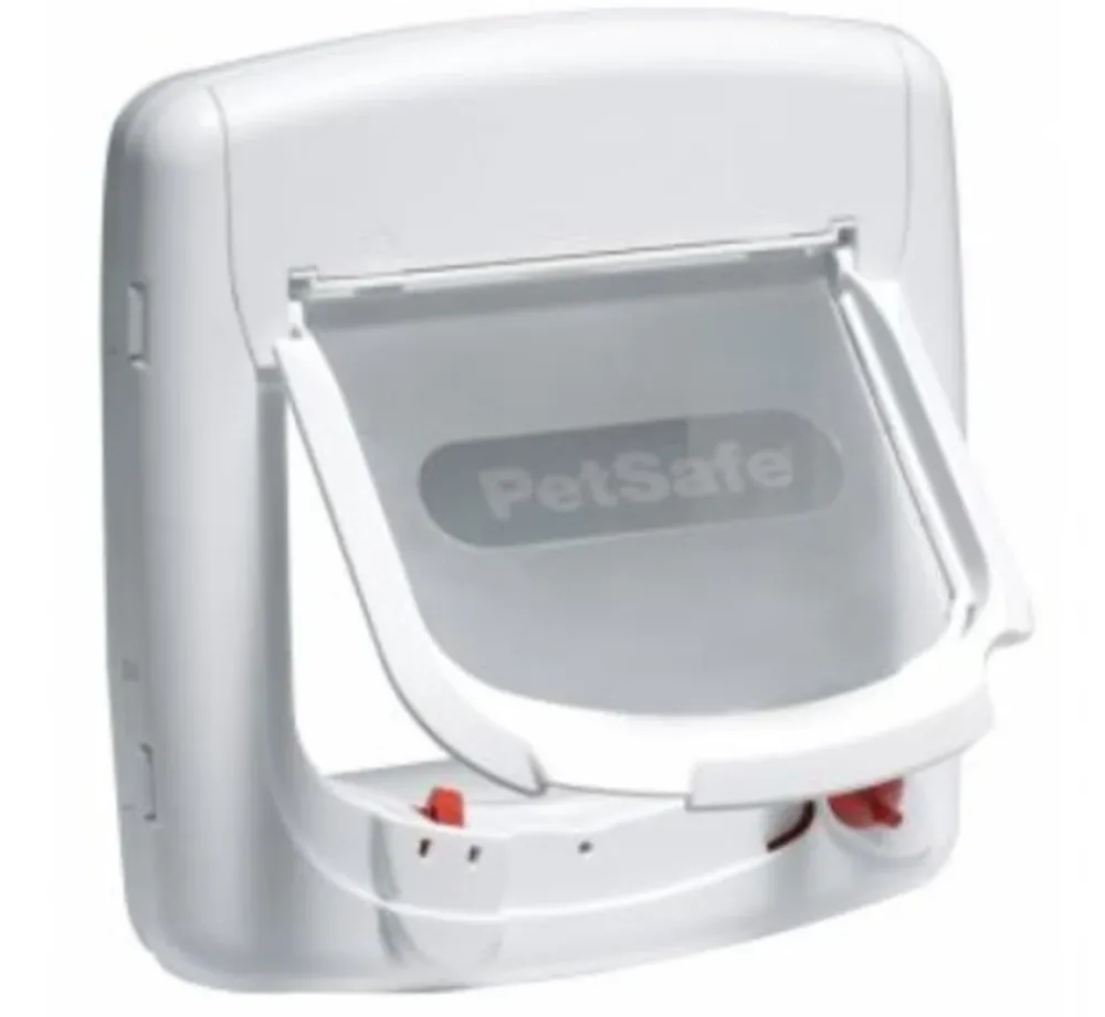 Petsafe Staywell Magnetisch De Luxe Kattenluik Wit- Kattenluik