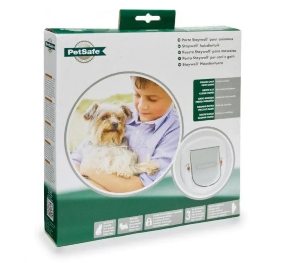 Petsafe Staywell Wit Hondenluik Voor Kleine Honden- Hondenluik