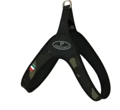 Pratiko Hondentuig Camouflage Zwart Met Clip- Puppy Tuig & Puppy Harnas