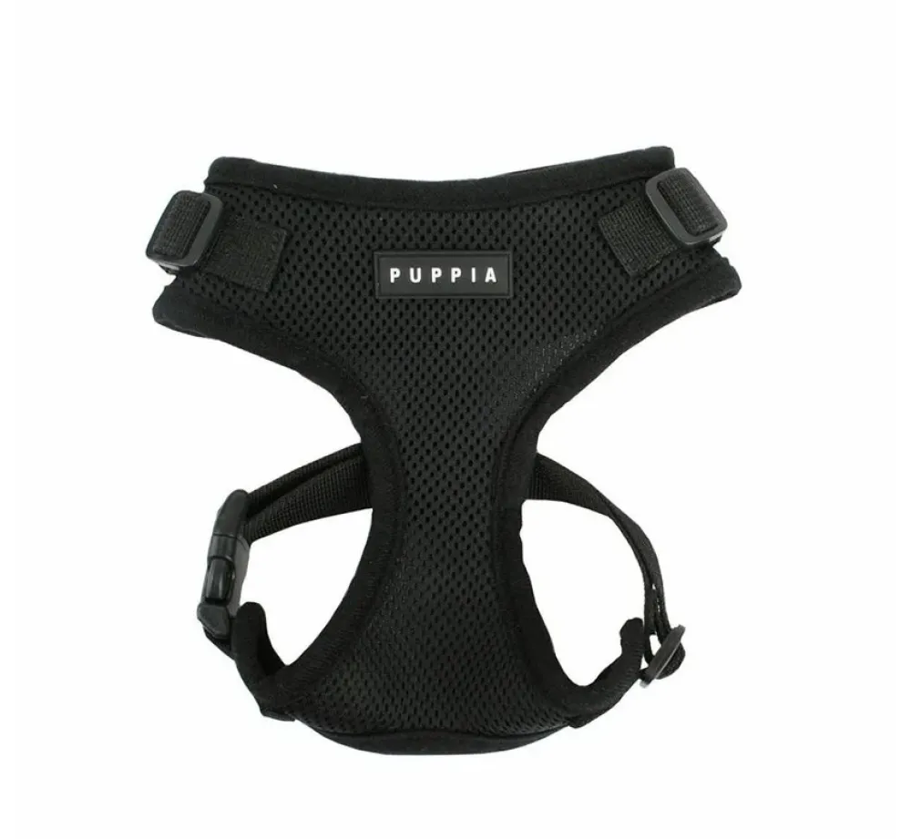 Puppia Hondentuig Ritefit Zwart- Puppy Tuig & Puppy Harnas