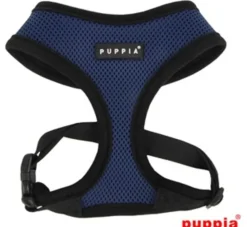 Puppia Hondentuig Soft Harness Royal Blue- Puppy Tuig & Puppy Harnas