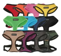 Puppia Hondentuig Soft Harness Groen- Puppy Tuig & Puppy Harnas