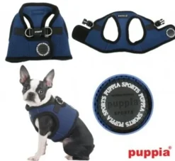 Puppia Hondentuig Soft Vest Royal Blue- Puppy Tuig & Puppy Harnas