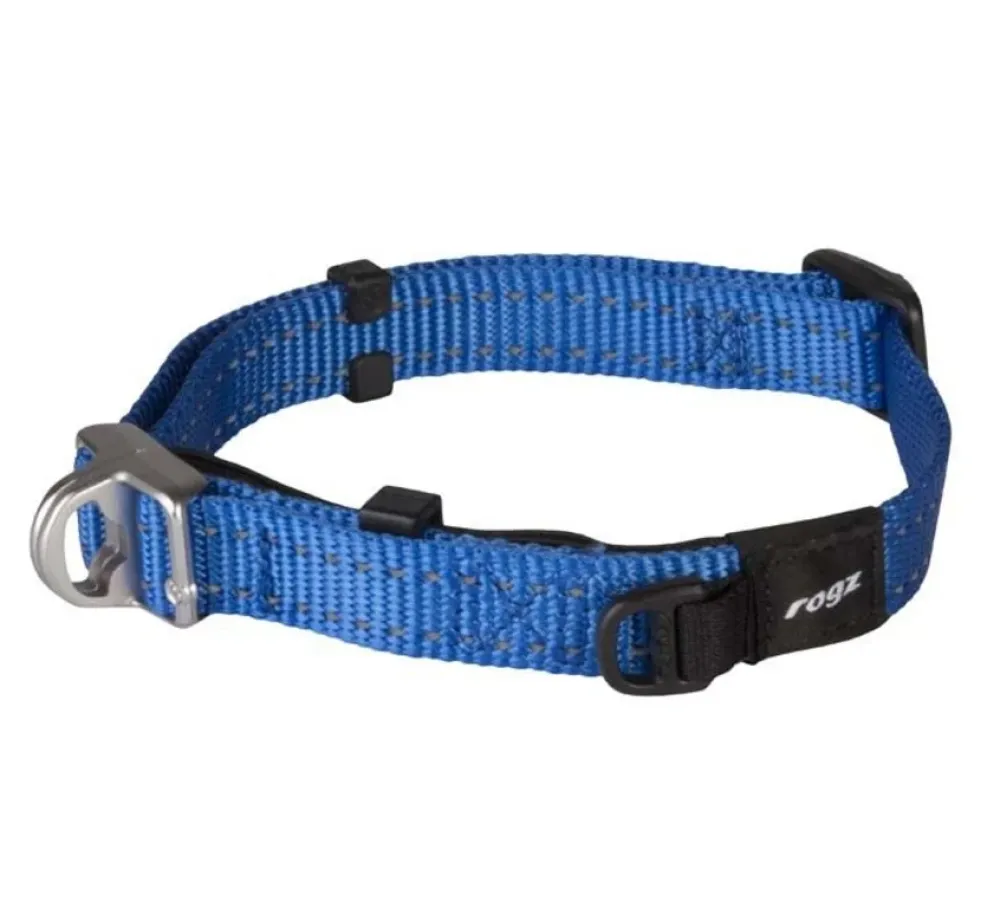 Rogz Hondenhalsband Safety Blauw- Hondenhalsband