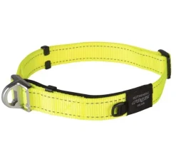 Rogz Hondenhalsband Safety Geel- Hondenhalsband