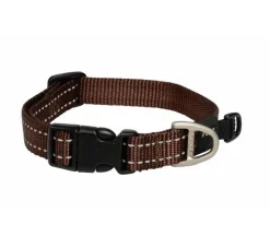 Rogz Hondenhalsband Utility Bruin- Hondenhalsband