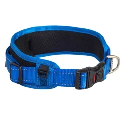 Rogz Hondenhalsband Utility Padded Blauw- Hondenhalsband