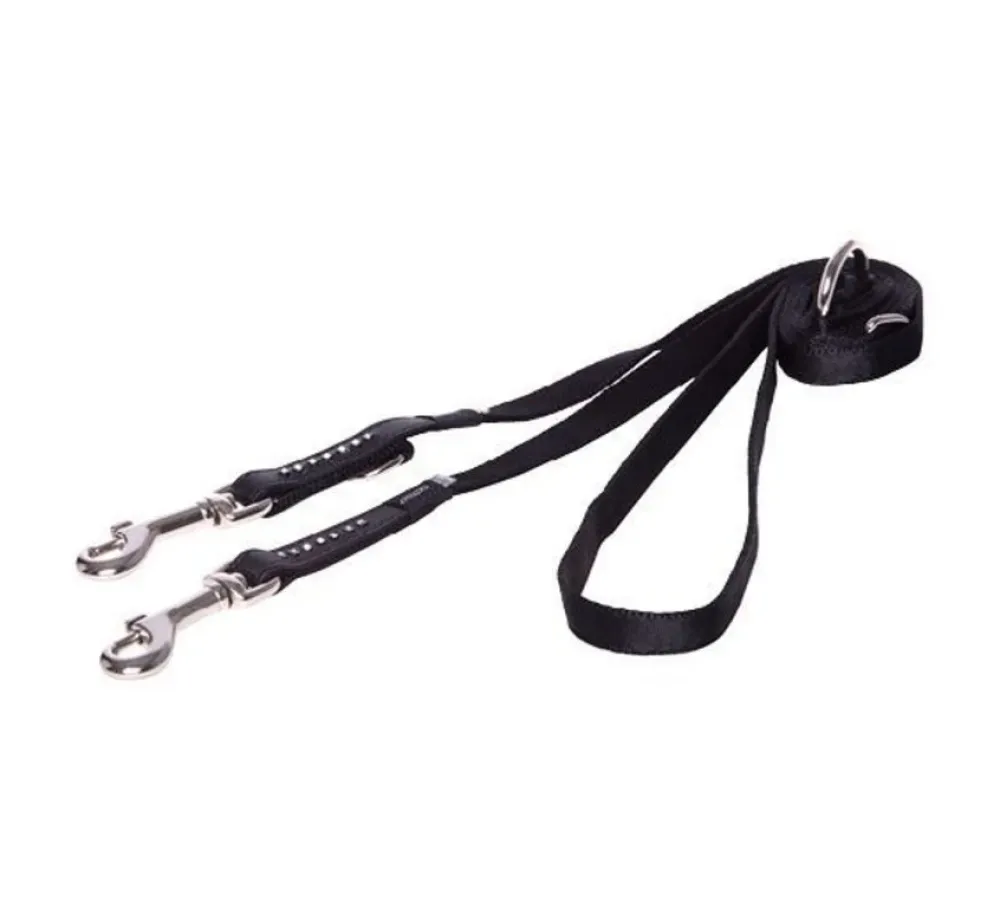 Rogz Hondenriem Multi Purpose Luna Zwart- Puppy Riem
