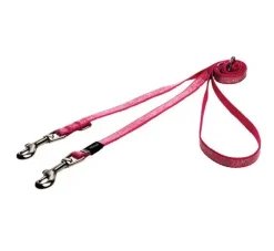Rogz Hondenriem Multi Purpose Trendy Pink Bones- Puppy Riem