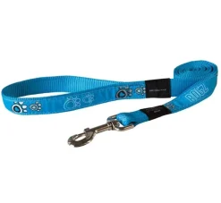 Rogz Hondenriem Turquoise Paws- Puppy Riem