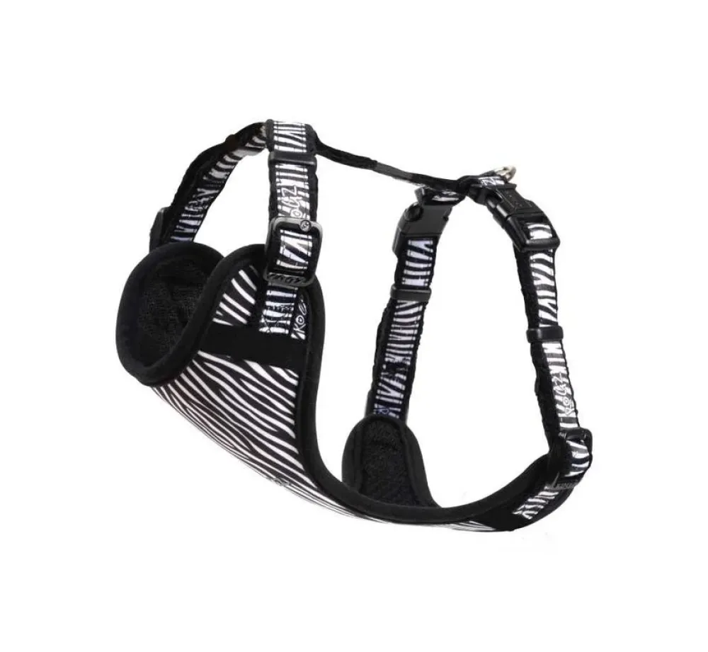 Rogz Hondentuig Fashion Zebra- Puppy Tuig & Puppy Harnas