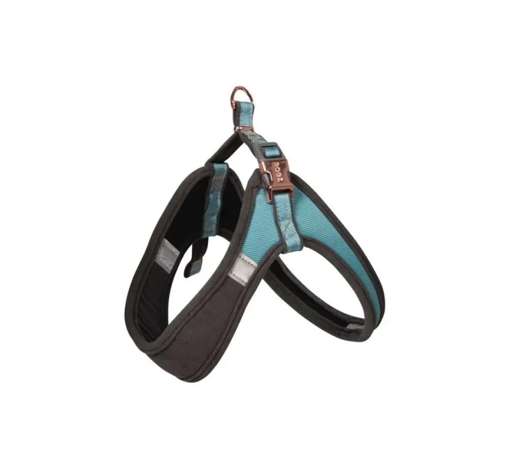 Rogz Hondentuig Fast Fit Urban Turquoise Moon- Puppy Tuig & Puppy Harnas
