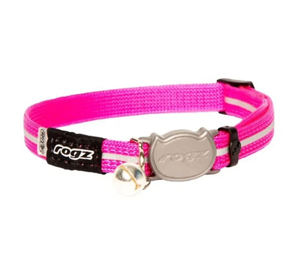 Rogz Kattenhalsband Alleycat Roze- Kattenhalsband