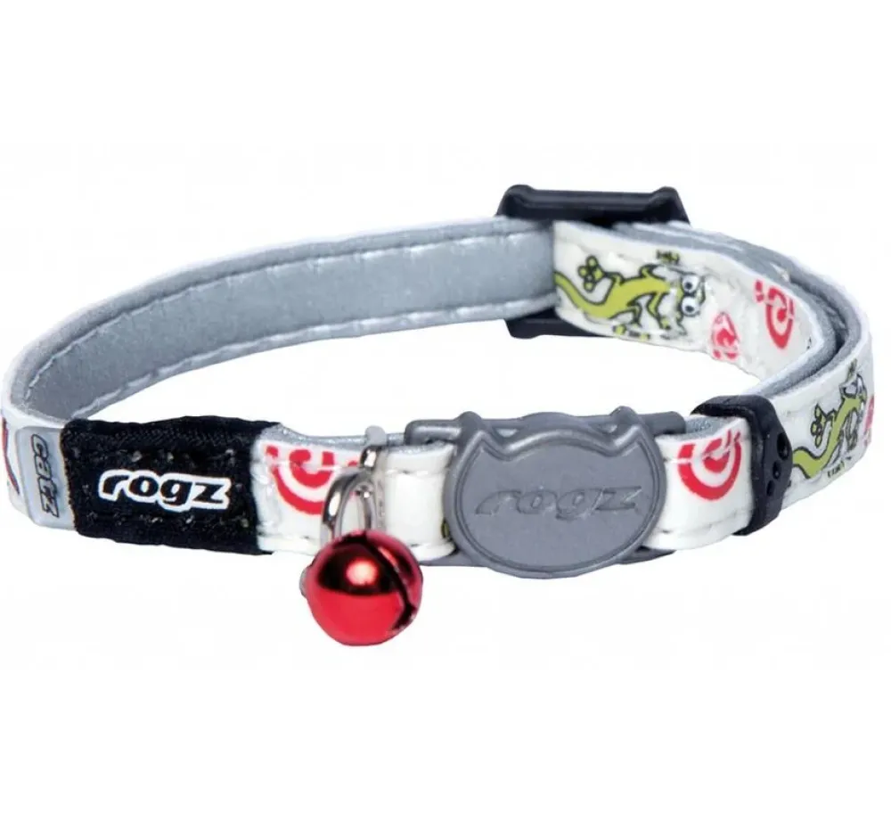 Rogz Kattenhalsband Glowcat Gecko- Kattenhalsband