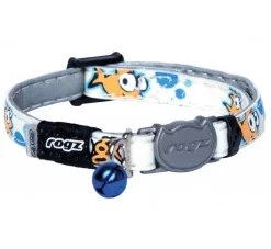 Rogz Kattenhalsband Glowcat Gold Fish- Kattenhalsband