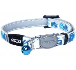 Rogz Kattenhalsband Glowcat Blue Floral- Kattenhalsband